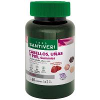 Gummies masticables para cabello, uñas SANTIVERI, bote 151 g