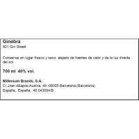 Ginebra Street 801, botella 70 cl