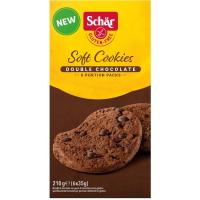 SCHAR txokolate bikoitzeko cookie suabeak, kutxa 210 g