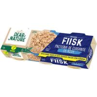 Proteína vegetal al natural FIISK DEAR NATURE, pack 3x60 g