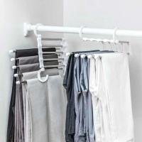 Percha metálica para pantalones, multifunción MS, 1 ud Percha metálica para pantalones, multifunción MS, 1 ud