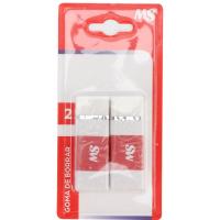 Goma de borrar nata MS, blister 2 uds