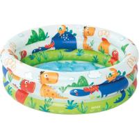 Piscina bebé 3 aros dino, edad rec:1-3 años INTEX, Ø61x22 cm Piscina bebé 3 aros dino, edad rec:1-3 años INTEX, Ø61x22 cm