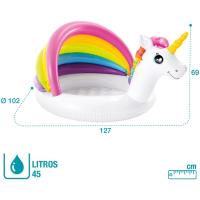 Piscina unicornio, edad rec: 1-3 años INTEX