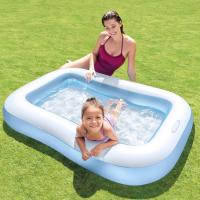 Piscina bebé rectangular, edad rec:+2 años INTEX, 166x100x25 cm