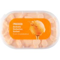 EROSKI mandarina sorbete izozkia, terrina 1 l