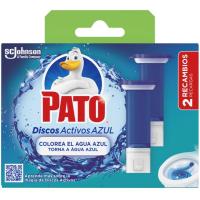 Discos agua azul recambio duplo PATO, pack 2 uds