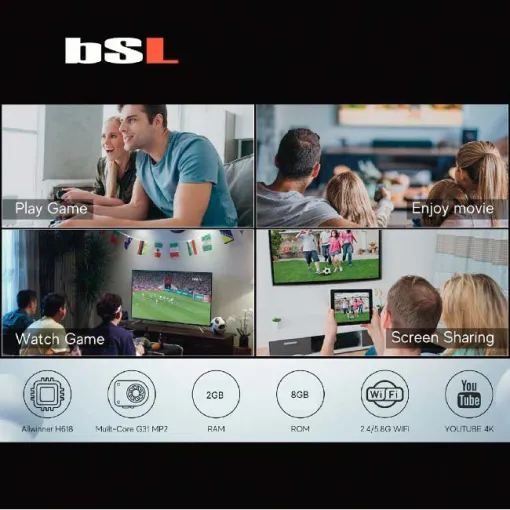 Reproductor multimedia portátil, android, Stick 4K Meta C2 BSL