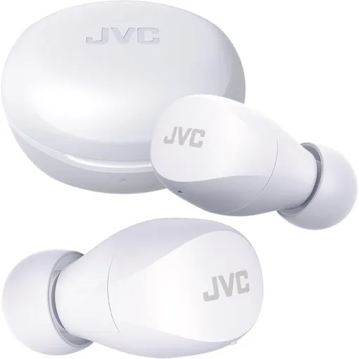 Auriculares de botón inalámbricos blancos, TW Gumy Mini HA-A6T JVC