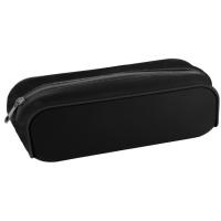 Estuche portatodo silicona negro, 1 cremallera, 400185154 ENRI, 19x7x5 cm