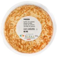 Tortilla de patata con cebolla EROSKI, 1 ud., 600 g