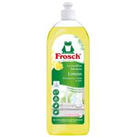 Lavavajillas a mano limón FROSCH, botella 750 ml