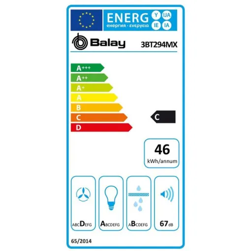 Campana extractora 3BT294MX BALAY