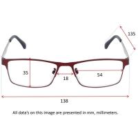 Gafa presbicia red metal 1,0 SILAC, 1 ud