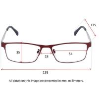 Gafa presbicia red metal 1,5 SILAC, 1 ud