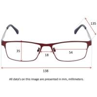 Gafa presbicia red metal 2,5 SILAC, 1 ud