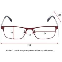 Gafa presbicia red metal 3,0 SILAC, 1 ud