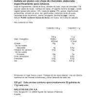 Galleta de avena-chips sin gluten GULLÓN, caja 220 g