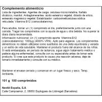 Vitamina B12 1000 mcg SOLGAR, bote 100 uds