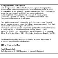 Vitaminas para pelo, piel y uñas SOLGAR, bote 60 uds