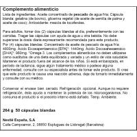 Omega-3 alta concentración SOLGAR, bote 60 uds