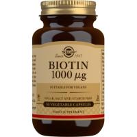 Biotina 1000 mcg SOLGAR, bote 50 uds