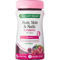 Gominolas para pelo, piel y uñas NATURE'S BOUNTY, bote 60 uds