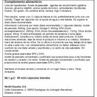 Mini Omega-3 450mg EPA/DHA NATURE'S BOUNTY, bote 100 uds