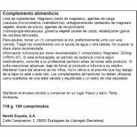 Magnesio 250 mg NATURE'S BOUNTY, bote 100 uds