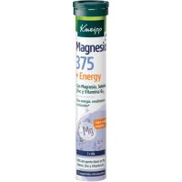 Comprimidos efervescentes magnesio 375+energy KNEIPP, 20 uds