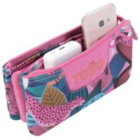 Estuche tres compartimentos Jaguar Tablero TOTTO, 22x11x3.5 cm