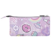 Estuche tres compartimentos Positive World Tablero TOTTO, 22x11x3.5 cm