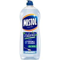 Lavavajillas bicarbonato MISTOL NATURALS, botella 650 ml