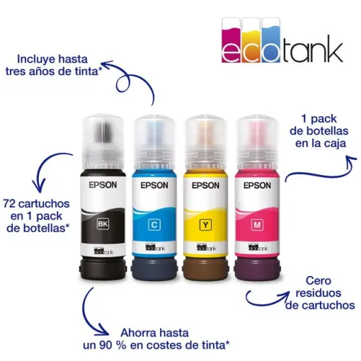 Impresora multifunción de tinta, negra, Ecotank ET-2860 EPSON