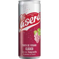 Tinto de verano clásico LA CASERA, lata 33 cl