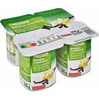 Bífidus cremoso vainilla EROSKI, pack 4x125 g