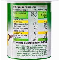 Bífidus cremoso vainilla EROSKI, pack 4x125 g