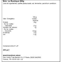 LE RUSTIQUE Brie gazta, zatia 200 g