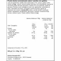 Natillas con galleta DHUL, pack 4x125 g