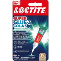 Adhesivo gel Superglue-3 reposicionable, todos los materiales LOCTITE, 3 g