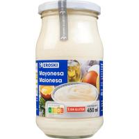 Mayonesa EROSKI, frasco 450 ml