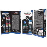 Hydrogel caffeine Sport VITALDIN, pack 3 uds