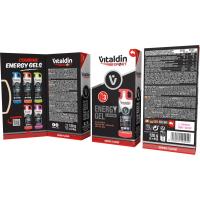 Gel caffeine sport VITALDIN, pack 3 uds