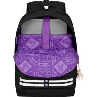 Mochila HS Fan 2.2 negra Varsity Wednesday 6145 MIERCOLES, 44x31x18 cm