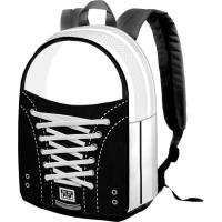 Mochila Zapatilla Sneakers negra y blanca 7220 OH MY POP!, 43x30x15 cm