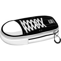 Estuche zapatilla Sneakers negra y blanca, 7222 OH MY POP!, 20x9x5 cm