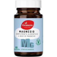 Mg 500 citrato de magnesio EL GRANERO INTEGRAL, bote 60 uds