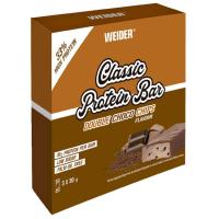 Barrita proteica de doble sabor chocolate  WEIDER, pack 3 uds
