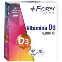 Vitamina D3 4000 Ui +FORM, caja 30 uds