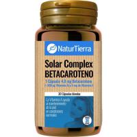 Betacaroteno NATURTIERRA, bote 30 cápsulas
